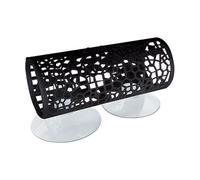 REITINGE Acuarios, cuevas, peceras, decoración de escondites, sustratos, túnel enterrado para tanques, adornos, accesorios negros Bettas