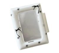 REITINGE Álbum de tarjetas de fotos de 3 pulgadas de PVC con diseño de dibujos animados y 32 bolsillos para coleccionistas de recuerdos de viaje, carpeta de tarjetas de fotos de regalo