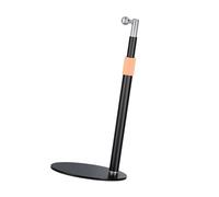 REITINGE Base de metal giratoria de 17 mm con cabeza esférica que proporciona un adaptador de micrófonos de altura ajustable para teléfonos generales y tabletas