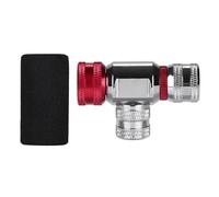 REITINGE Bombas de aire de repuesto para neumáticos de CO2, inflador de neumáticos de bicicleta de carretera con manga, cabezal inflador de CO2 para bicicletas de carretera y montaña, inflador de