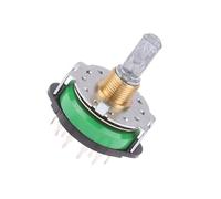 REITINGE Conmutador de banda de sonido de alta precisión de 12 posiciones y 4 canales que ofrece una selección flexible de fuente para producción musical, radiodifusión de sonido de PC