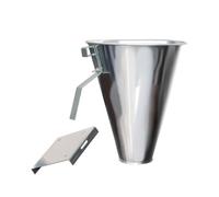 REITINGE Cono de acero galvanizado para matanza de pollos para un sacrificio seguro y rápido durante el procesamiento de aves de corral, acero galvanizado para operaciones seguras de asador