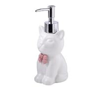 REITINGE Dispensador de jabón de cerámica para gatos, dispensador de líquido para loción, jabón de manos, aplicación multiusos en hotel