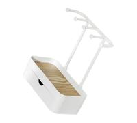 REITINGE Elegantes organizadores de joyas con gancho y cajón protector, elegante estante de joyería para anillos, relojes y pulseras, soporte de exhibición eficaz de joyas con gancho