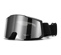 REITINGE Gafas protectoras para clima frío, puente nasal flexible, lente resistente a la niebla, textura de policarbonato para motos de nieve, escalada en hielo, correa ajustable, gafas de esquí