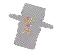 REITINGE Juego de sábanas de lona de malla acrílica flexible para coser, bolsos, rejillas transparentes, marco para proyectos hechos a mano, Juego de 2 tamaños pequeños, 18cm*10cm*10cm