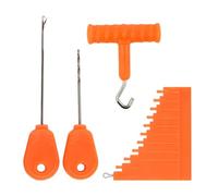 REITINGE Kit de herramientas de aparejos de pesca de carpas, aparejos de cebo, agujas de aparejo, perforadores, agujas fáciles de usar, aparejo de pelo de carpas