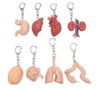 REITINGE Llavero único en forma de órgano que simboliza la liberación emocional hecho de materiales de resina resistentes con detalles intrincados y llavero tallado intrincado