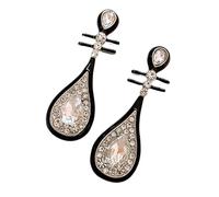 REITINGE Pendientes colgantes con borlas/lute/mariposa negra, accesorios de fiesta femenina, nuevos estilos chinos, joyería para mujer, 5*2, Materiales mixtos