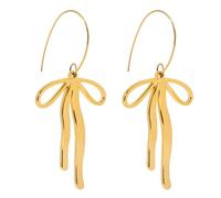 REITINGE Pendientes de lazo de moda, elegantes aretes colgantes únicos, delicados adornos para los amantes de la moda, Style 1: 6cm Style 2: 5.3cm, Acero inoxidable
