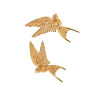 REITINGE Pendientes elegantes de palomas de la paz hechos a mano para personas de moda que buscan comodidad y simbolismo en la vida cotidiana o evento