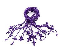 REITINGE Pulseras de 12 piezas de 7 nudos de cuerda de cábala para pulseras ajustables de buena suerte del Tíbet amuleto para hombres y mujeres, As shown, Nailon