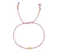 REITINGE Pulseras de cuatro colores resistentes de cuerda de algodón con cruces en estilos adecuados tanto para hombres como para mujeres, trajes elegantes, As shown, Algodón