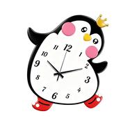 REITINGE Reloj de pared decorativo, funciona con pilas, silencioso, sin tictac, para guardería, cocina, dormitorio, decoración del hogar, relojes decorativos para estante