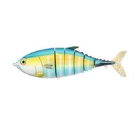 REITINGE Señuelo De Pesca De Mar Profundo con Ojos Realistas De PVC Permanente Y Cuentas De Sonido Internas para Albacora Que Persigue Peces Grandes con