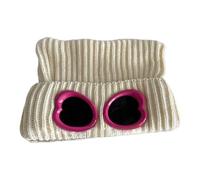 REITINGE Sombrero de orejas encantadoras para mujer, gorro de punto de felpa suave para invierno, sombreros cálidos para otoño e invierno, sombrero encantador para jóvenes, sombrero de moda para