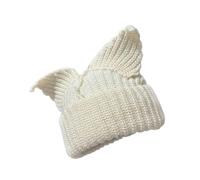 REITINGE Sombrero gótico elástico de invierno cómodo encantador para uso diario y aventuras, cómodo sombrero de invierno, blanco, Talla única