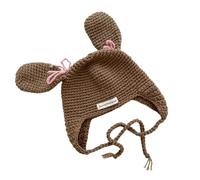 REITINGE Sombrero protector resistente al viento, minimalista, divertido patrón, encantador, unisex, para uso diario y fiestas en climas fríos, sombrero de actividad al aire libre, CaquiA, Talla única