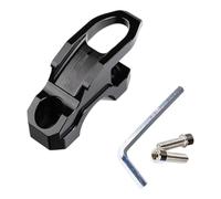 REITINGE Soporte de aluminio para manillar de motocicleta, soporte de abrazadera de equipaje, gancho para cascos de motocicleta, gancho de diseño elegante para manillar de motocicleta