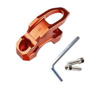 REITINGE Soporte de aluminio para manillar de motocicleta, soporte de abrazadera de equipaje, gancho para cascos de motocicleta, gancho de diseño elegante para manillar de motocicleta