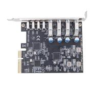 REITINGE Tarjeta adaptadora USB 3.2 Gen 2 de 8 puertos, tarjeta de expansión USB de 8 puertos con 4 interfaces USB y 4 tipo C para mejorar la conectividad, expansión USB