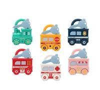 REITINGE Tren de aprendizaje seguro para niños, con llaves, coches siguiendo principios educativos, juguete de aprendizaje para niños