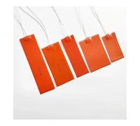 REIUAFWYGV 5V 12V 24V 36V 48V 110V 220V 380V Silicone Heating Pad Square Rubber Heat Mat Heated Bed Plate Flexible 3D Printer(100x50mm 15W,220V)