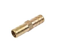 REIUAFWYGV Brass Pipe Fitting Straight Elbow T Y X Shape 2 3 4 Way Connector for 6mm to 8mm 10mm 14mm 16mm 19mm Copper Water Tube(Straight I shap,6mm)
