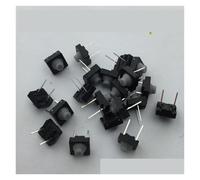 REIUAFWYGV G78 20pcs/Lot 8x8x5.5MM 2PIN Conductive Silicone Soundless Tactile Tact Push Button Switch