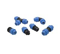 REIUAFWYGV Garden Plumbing DN32 Pipe PE Connector Straight tee Elbow 1 Inch Male/Female Threaded Connector Garden Irrigation Pipe Connection (Color : Red)