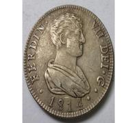 REIWAN Moneda Conmemorativa 1814 España Fernando VII Moneda Coleccionable Moneda Conmemorativa Chapada En Plata Moneda De Desafío Regalos Coleccionables
