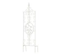Reja outdoor de metal burgus decorativa blanco 1x35x122 cm