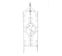 Reja outdoor de metal burgus decorativa blanco antiguo 1x35x122 cm