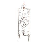 Reja outdoor de metal burgus decorativa marrón antiguo 1x35x122 cm