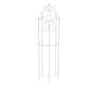 Reja para plantas trepadoras lavendel metal blanco antiguo 23x52.5x200 cm