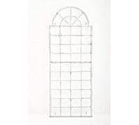 Reja para Plantas Trepadoras Viva I Valla Metálica De Pared para Plantas Trepadoras I Soporte para Enredaderas I Color:, Color:Blanco Envejecido