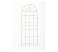 Reja para Plantas Trepadoras Viva I Valla Metálica De Pared para Plantas Trepadoras I Soporte para Enredaderas I Color:, Color:Blanco Envejecido