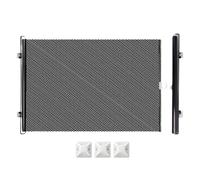Reja retráctil para perros de interior, malla ajustable para perros y gatos, barrera de malla expandible para puertas, escaleras, cocina, sala de estar, patio e interior/exterior