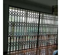 Reja Ventana Barras de Seguridad Telescópicas de Acero Inoxidable para Ventanas, Rejas de Seguridad para Puertas Corredizas, Barandillas y Rejas para Ventanas.(W95xH160cm/38x63in)