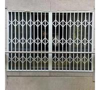 Reja Ventana Puerta Corrediza Larga para Balcón, Barra de Seguridad, Reja para Ventana, Red para Ventana, Puerta Corrediza para Evitar Caídas Accidentales.(W100xH100cm/40x40in)