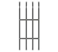 Reja Ventana Rejas de Seguridad Resistentes para Ventanas, Protección de Ventanas Comerciales Contra Ladrones, Barricada con Barras Ajustables para Ventanas de 80 a 140 Cm, para Desván/cobertizo(H-39.