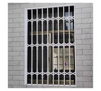 Rejas de Seguridad para Ventanas corredizas - Puerta de protección Plegable de aleación de Aluminio - Valla antirrobo para Exteriores, a Prueba de niños y Mascotas - con Cerradura