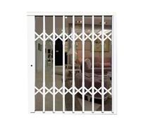 Rejas de Seguridad para Ventanas de aleación de Aluminio - Valla de protección Horizontal Deslizante - Puerta antirrobo Plegable para Exteriores - con Cerradura - Hogar - Seguridad Infantil