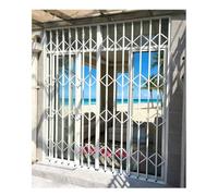 Rejas de seguridad para ventanas en el hogar. Rejas plegables de aluminio con cerradura. Barras antirrobo para el hogar, balcón y locales comerciales.(W60xH60cm/24x24in)