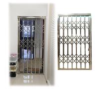 Rejas de Seguridad retráctiles para Ventanas, tamaño Personalizado, protección antirrobo Plegable, Resistente a la corrosión, para escuelas, áticos, cobertizos, sótanos y rejas de Seguridad