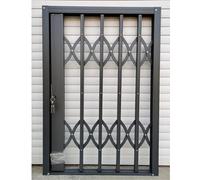 Rejas para Ventanas Exteriores Barras De Seguridad Para Ventanas, Rieles De Protección Para Ventanas De Balcones, Puertas Corredizas Para Ventanas(Black,110x100cm/43.3x39.4in)