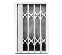 Rejas para Ventanas Exteriores Barras De Seguridad Para Ventanas, Rieles De Protección Para Ventanas De Balcones, Puertas Corredizas Para Ventanas(White,110x160cm/43.3x63in)