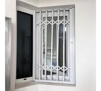 Rejas para Ventanas Exteriores Reja Seguridad Antirrobo Cerradura Ventanas Apertura Cierre, Barrera Seguridad Puerta Corrediza Salida, Barreras Protección Ventanales Salida(W100xH140cm/40x55in)