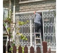 Rejas para Ventanas Exteriores Rejas De Seguridad Para Ventanas Del Hogar, Puerta Plegable Con Cerradura Para Ventanas De Interior Y Exterior, Protector De Ventanas Antirrobo(90x100cm/36x40in)