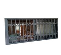Rejas para Ventanas Rejas De Seguridad Retráctiles De Aluminio Para Ventanas De Sótanos, Con Doble Cerradura Y Llave, Para Uso Comercial Y Residencial(110x60cm/43.3x23.6")